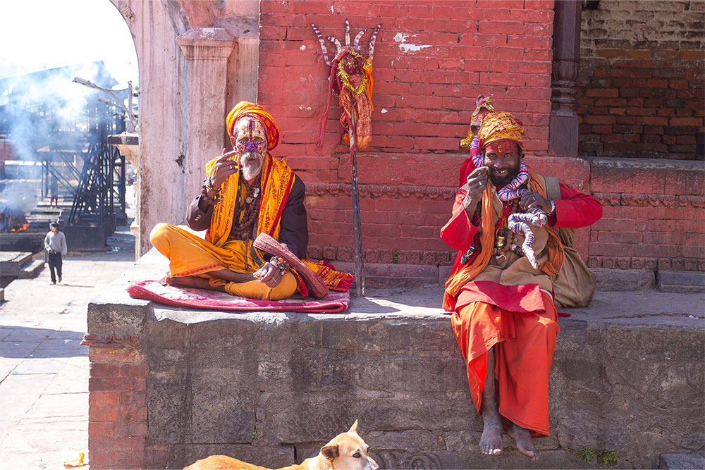 Pashupatinath. Cremation