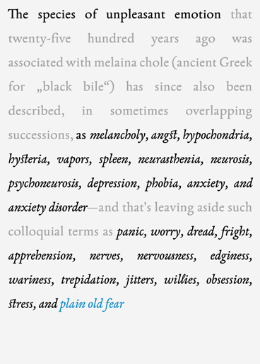 Anxiety disorder poster