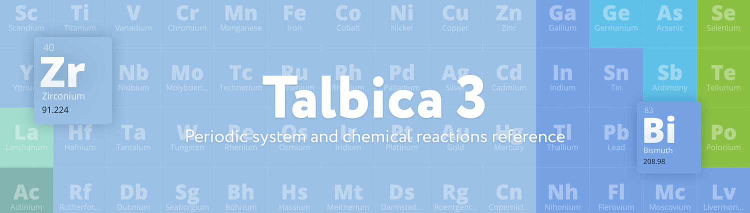 Talbica: interactive periodic table